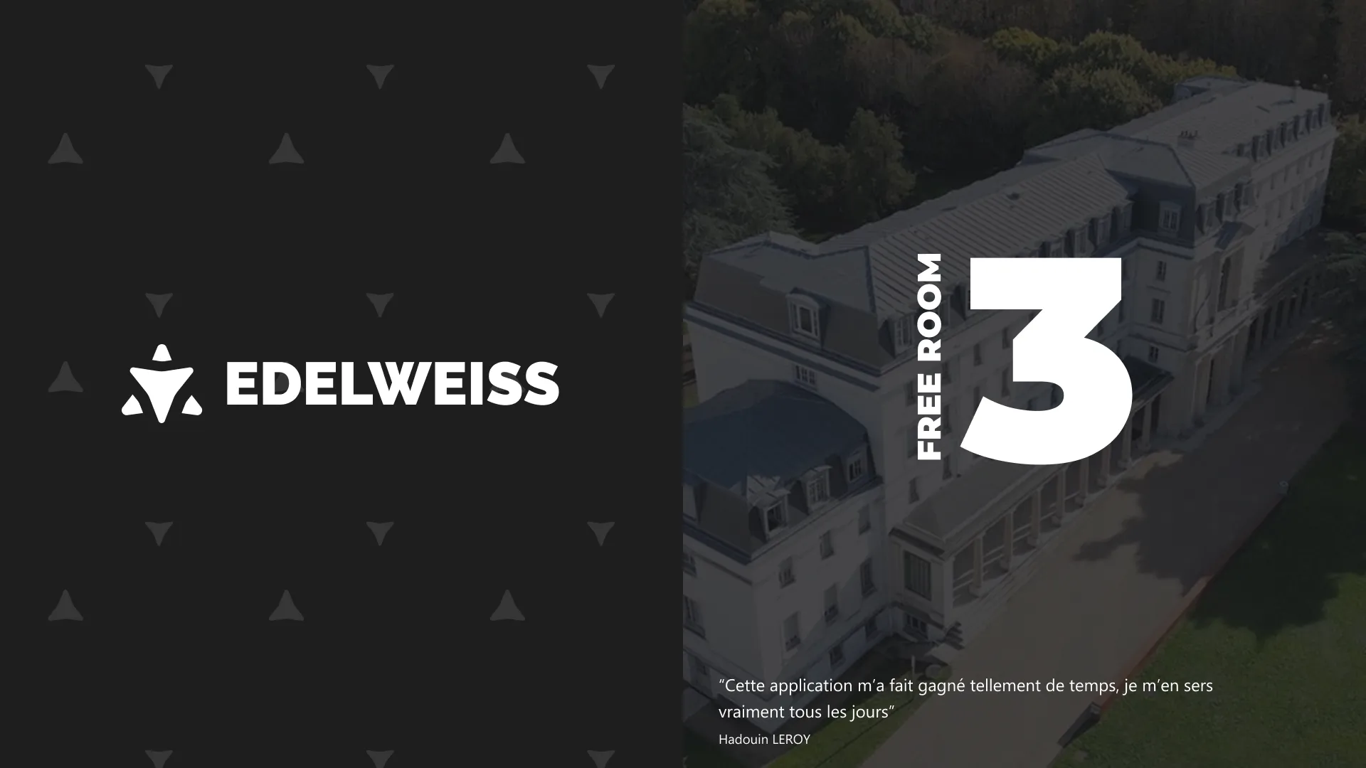 Bannière Edelweiss FreeRoom