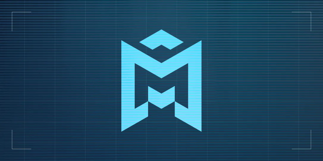 Midgard logo on solid background